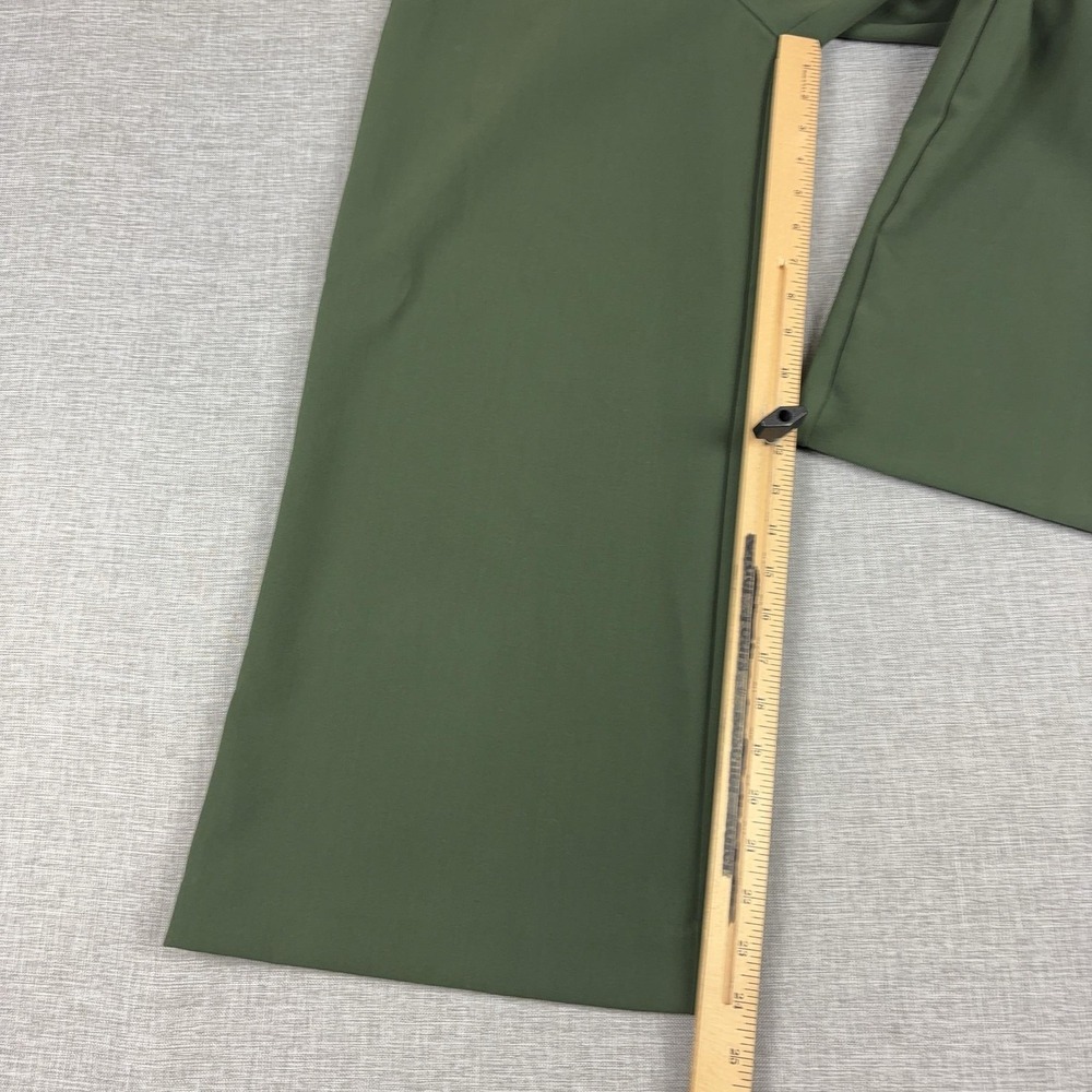 Joie Womens Size 2 Olive Green Wide Leg Crepe High Rise Dress Pants Trousers - Picture 5 of 12